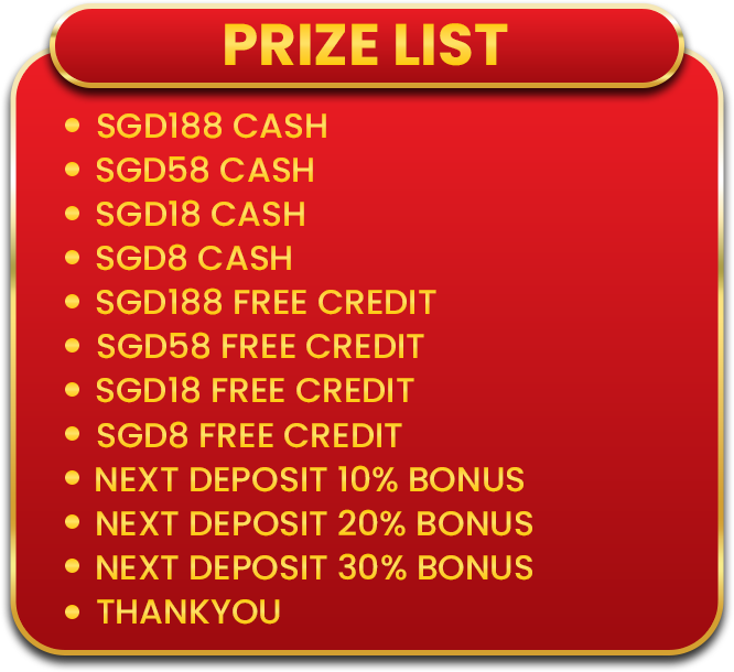 Prize List